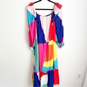 NWT Crosby by Mollie Burch Darcy Dress in Calypso Colorblock